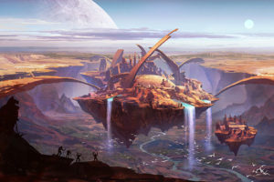 sci-fi fantasy background